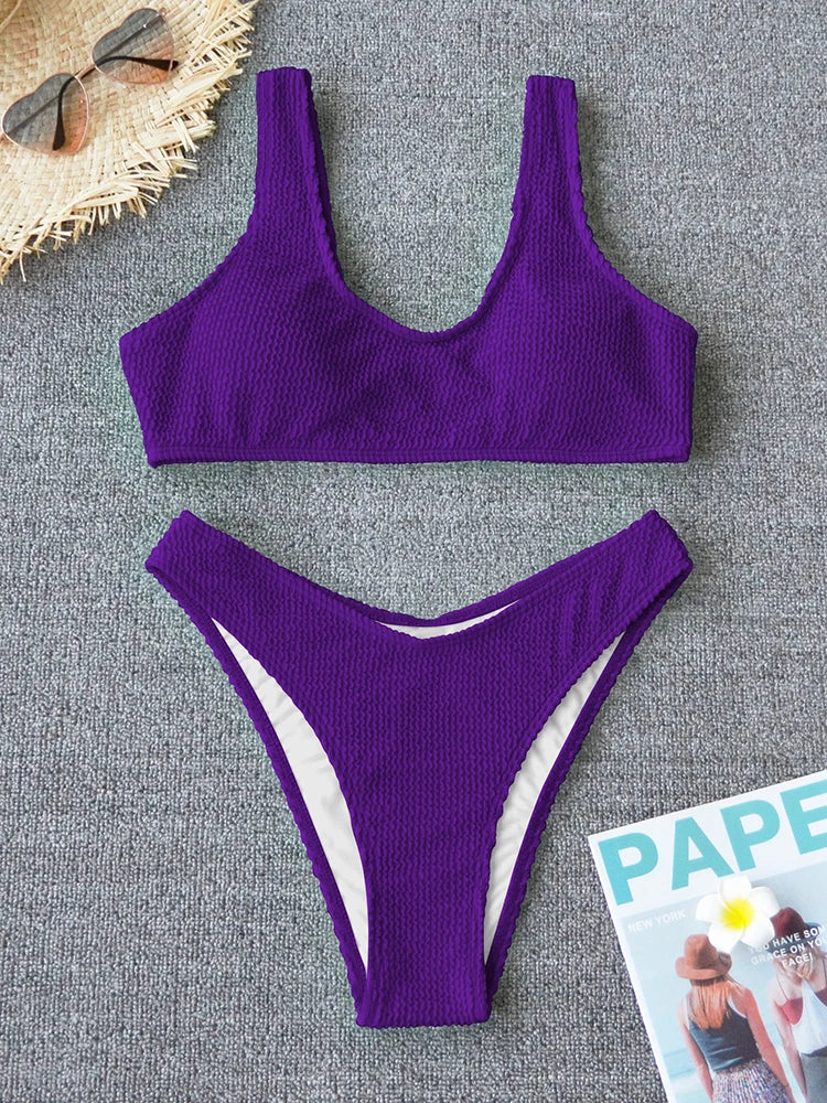 Sexy Bikini 2026 Swimsuit Women Swimwear Push Up Bikini Set Thong Brazilian Bathing Suit Beach Wear Biquini Bather Female