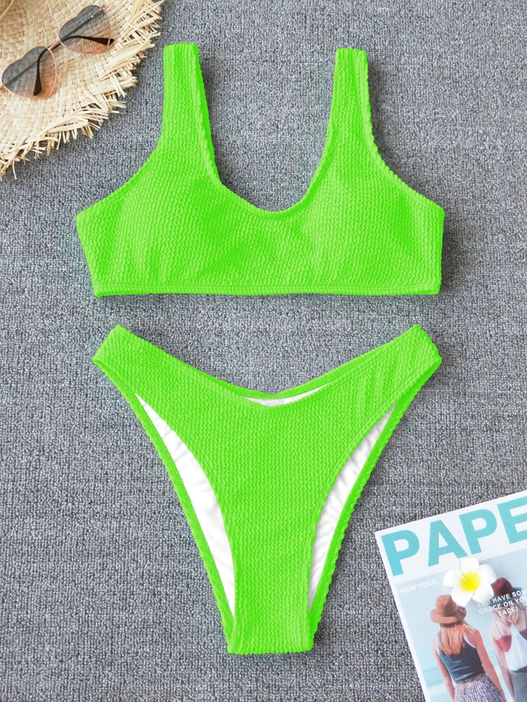 Sexy Bikini 2026 Swimsuit Women Swimwear Push Up Bikini Set Thong Brazilian Bathing Suit Beach Wear Biquini Bather Female