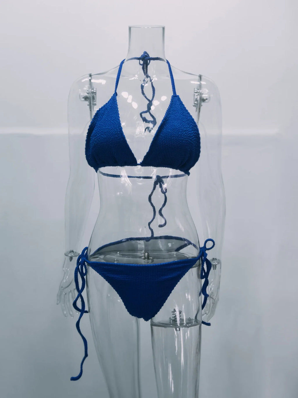 Summer Sexy Bikini High Waist Swimsuit Thong Bikini Sets Solid Beach Suit Swimwear Biquini Swim Bathing Suits Women's Clothing