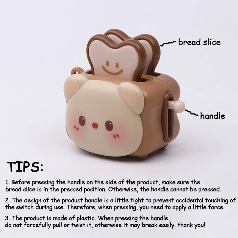 Cute bread machine panda keychain by Trenches of Mariana featuring a cartoon panda design, stress-relief accessory and small gift.