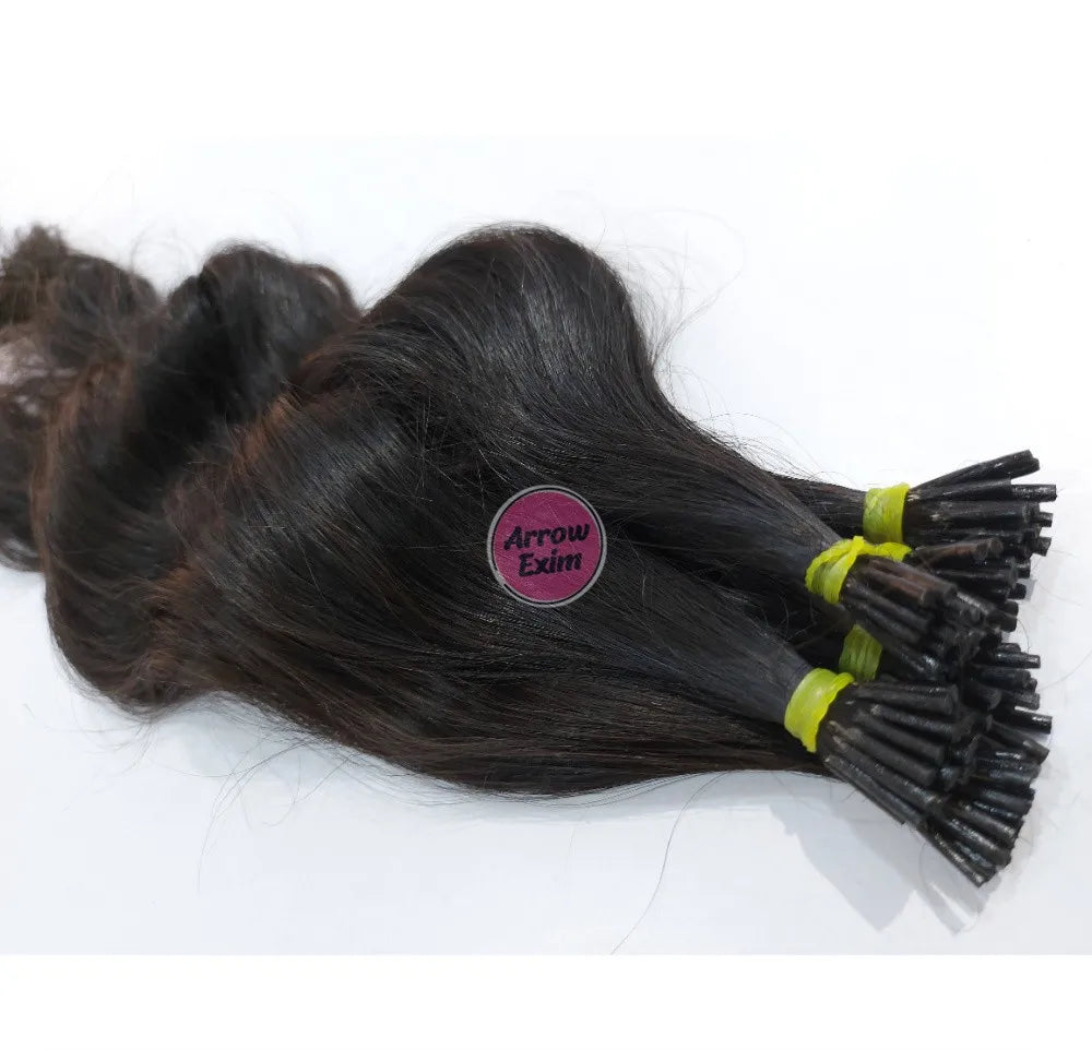 Body Wave I-Tip Indian Remy Human Hair Extensions Chemical-Free