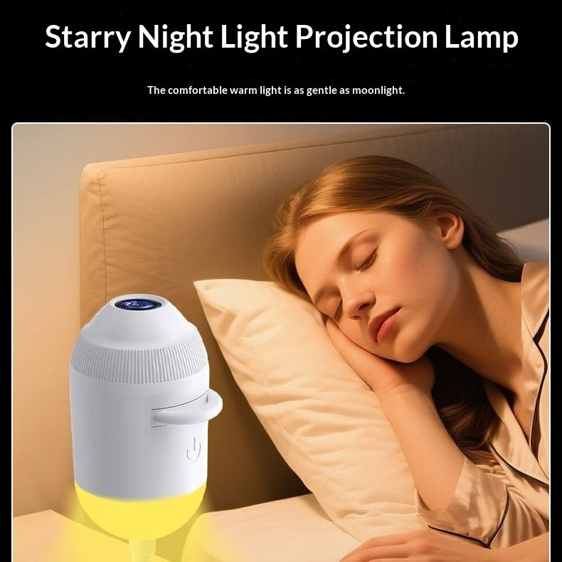 Starry Night Light Projector - Bedroom Ambiance Galaxy Star Projection Lamp for Romantic Ceiling Decor by Trenches of Mariana