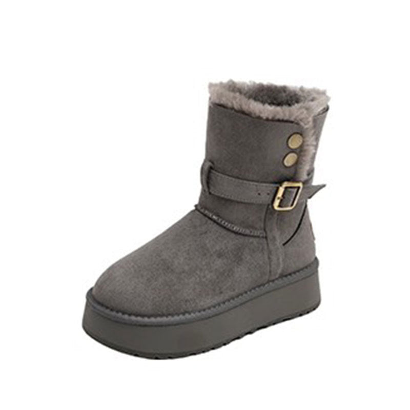 Womens Winter Short Snow Boots by Trenches of Mariana