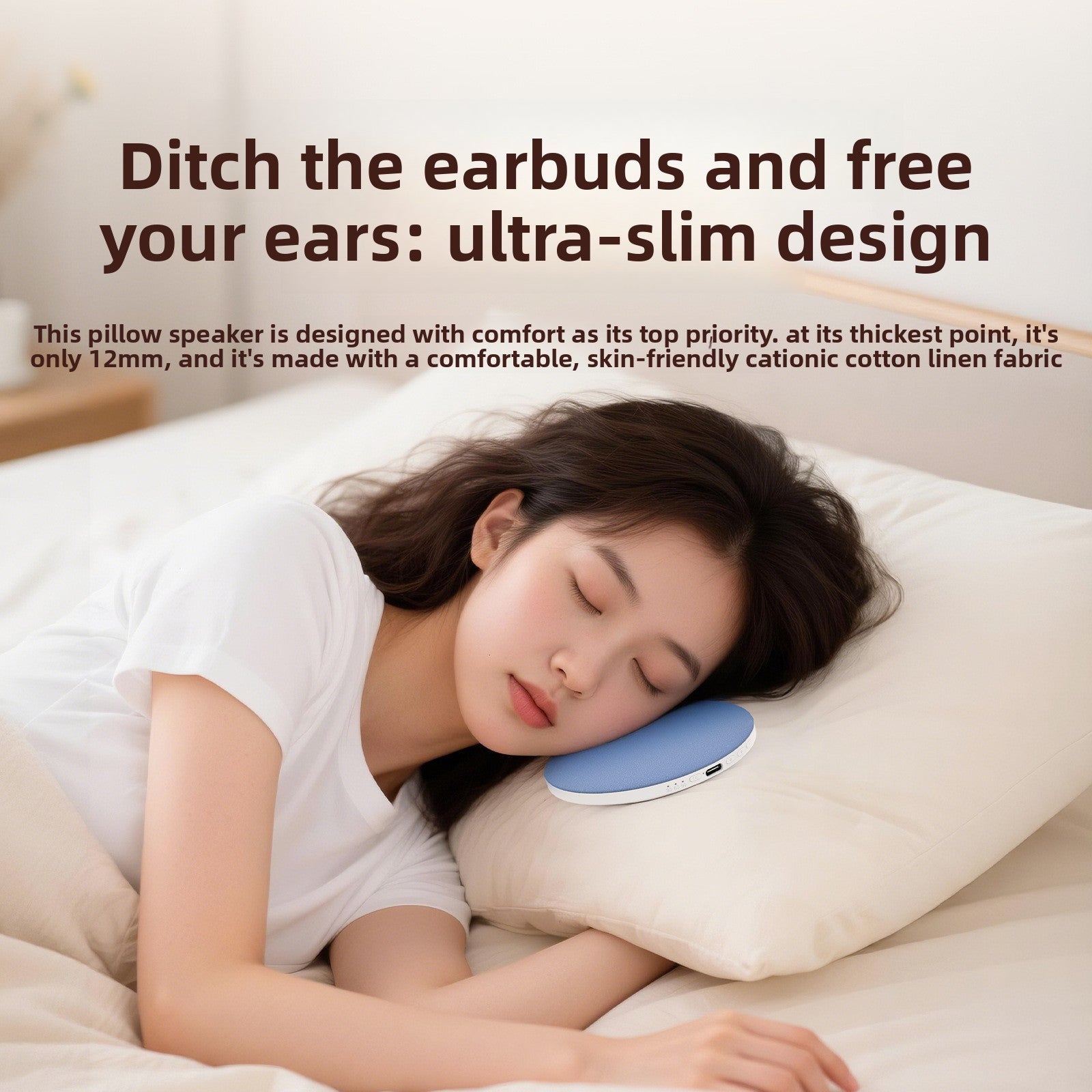 Bluetooth Pillow Speaker by Trenches of Mariana