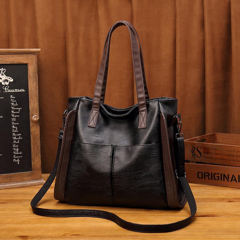 Fashionable Large-Capacity Women's Bag ? New Trendy Casual Handheld, Shouldered, or Crossbody Bag by Trenches of Mariana