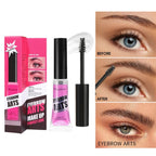 Trenches of Mariana Brow Shaping Gel with brush applicator showing clear gel for defining and grooming eyebrows.