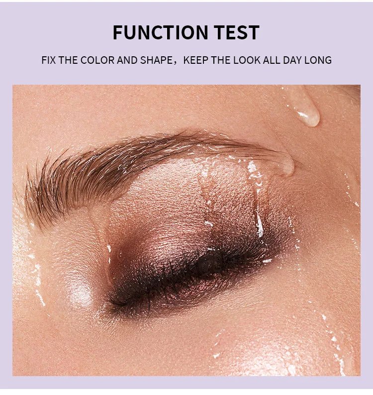 Waterproof transparent eyebrow shaping gel from Trenches of Mariana, designed for natural, long-lasting 3D eyebrow hold.