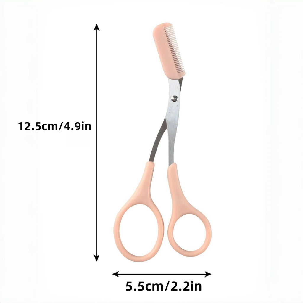 Brow trimming scissors with built-in comb - Trenches of Mariana