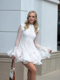 Buttoned Ruffle Princess Dress - Trenches of Mariana