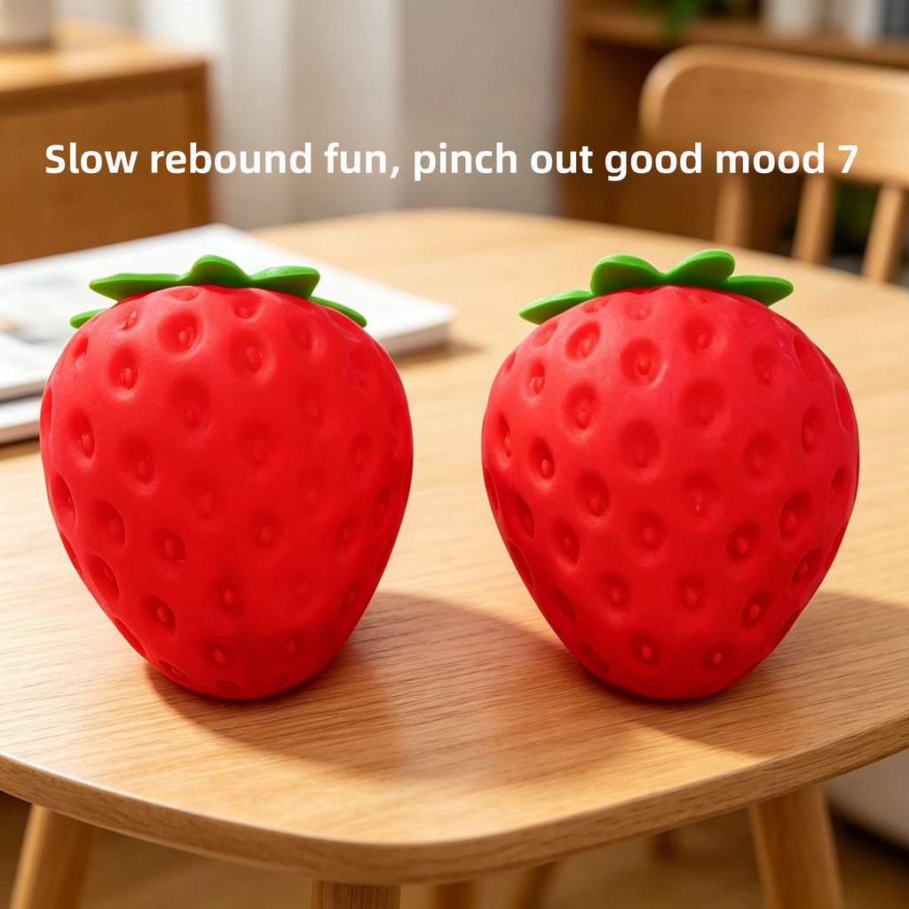 New Slow-Rebound Strawberry Simulation Fruit Model by Trenches of Mariana