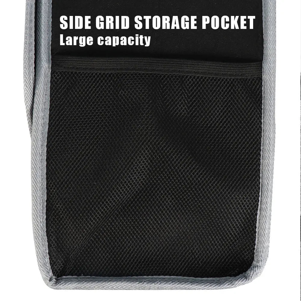 Trenches of Mariana car logo storage organizer with multiple compartments for vehicle organization and convenience.