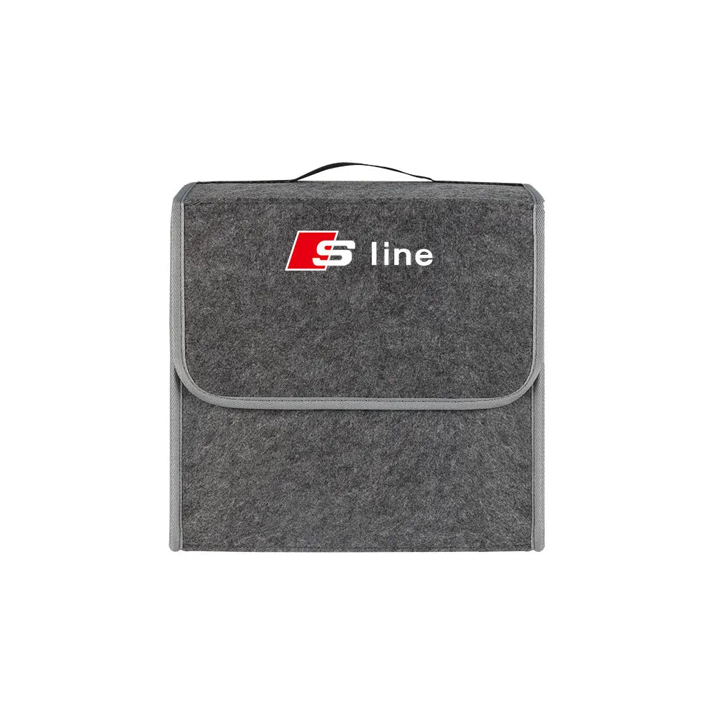 Trenches of Mariana car logo storage organizer with multiple compartments for vehicle organization and easy access.