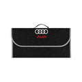 Trenches of Mariana car logo storage organizer with multiple compartments for vehicle interior organization.
