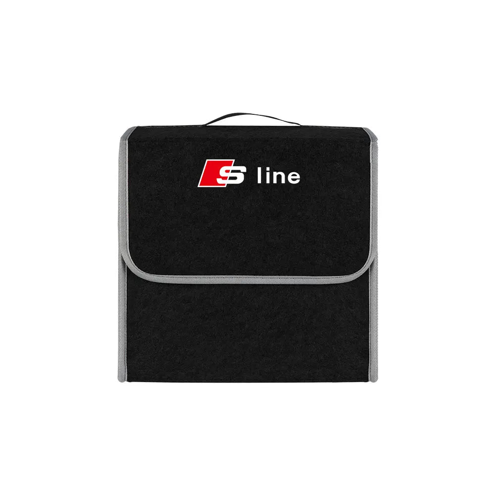 Trenches of Mariana car logo storage organizer with multiple compartments for convenient vehicle interior organization