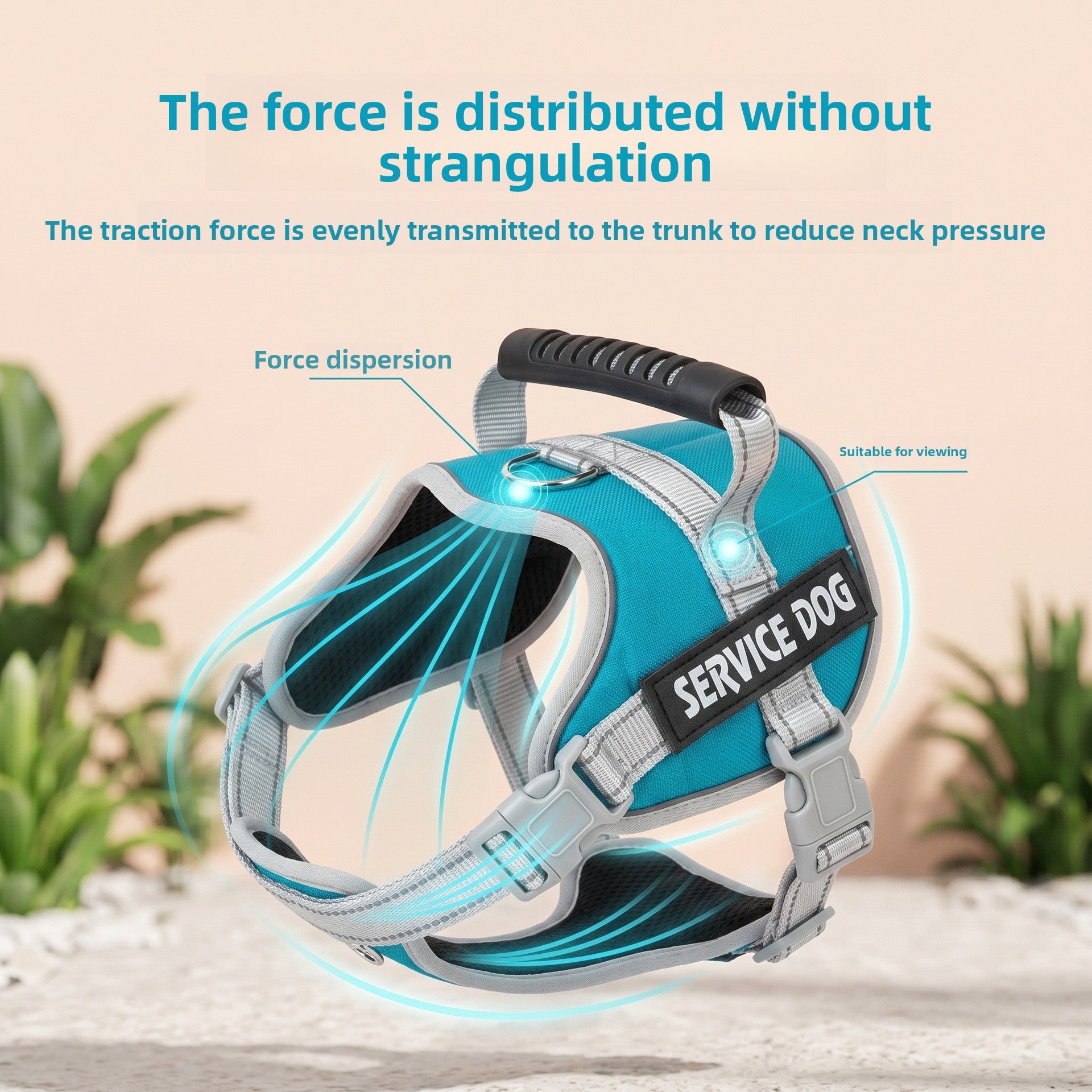 Adjustable Breathable Mesh Dog Harness by Trenches of Mariana