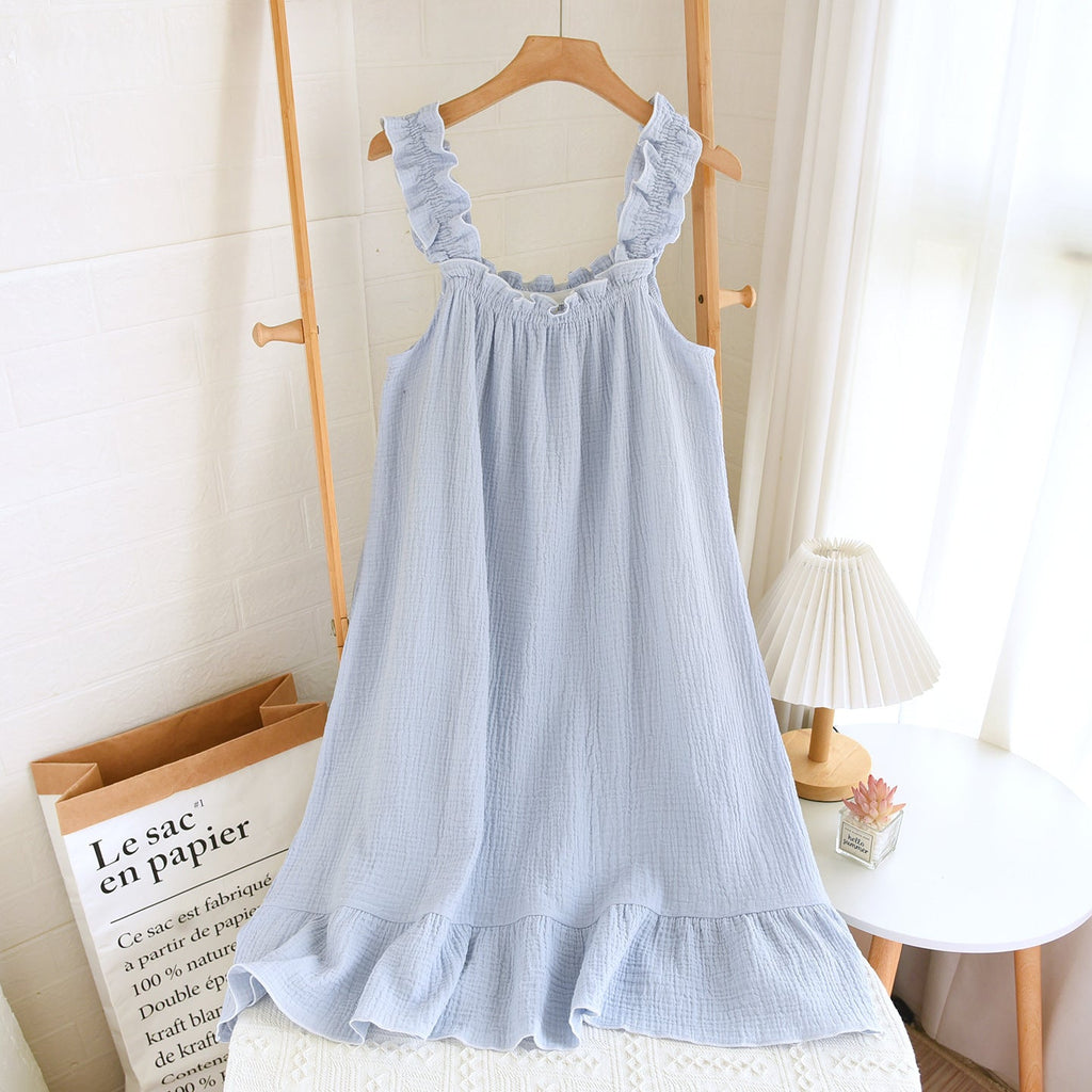 Cute long dress home clothes - Trenches of Mariana