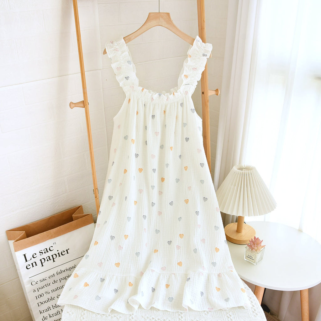Cute long dress home clothes - Trenches of Mariana