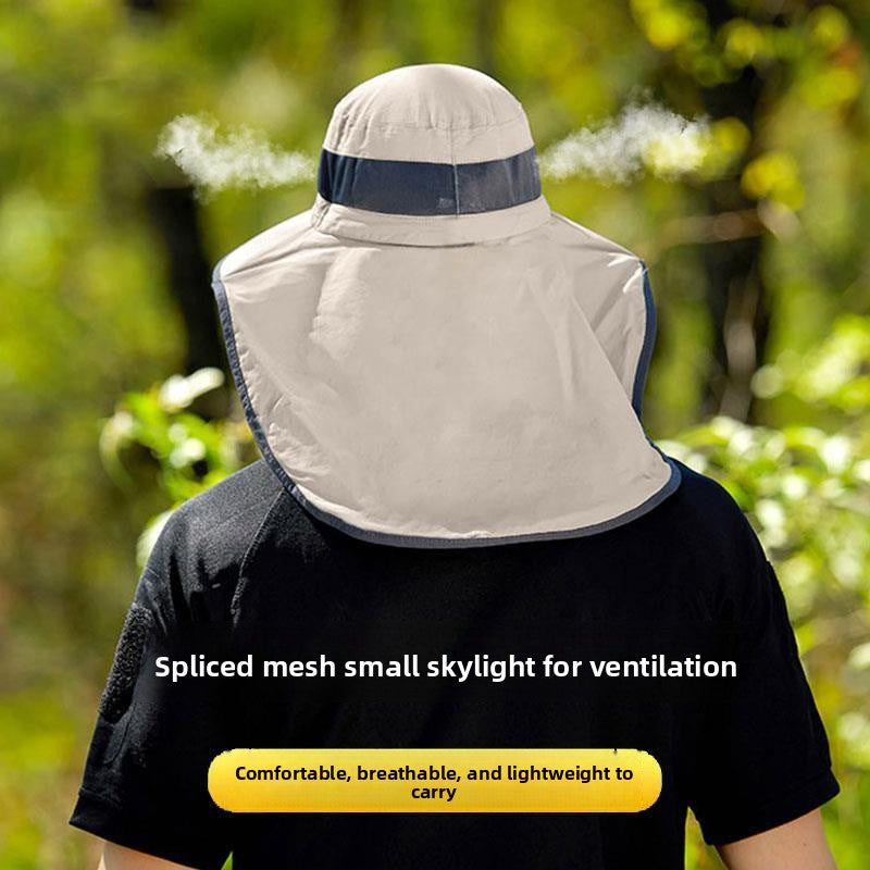 Sun-shading summer hat for men, straw hat for fishing and outdoor hiking by Trenches of Mariana