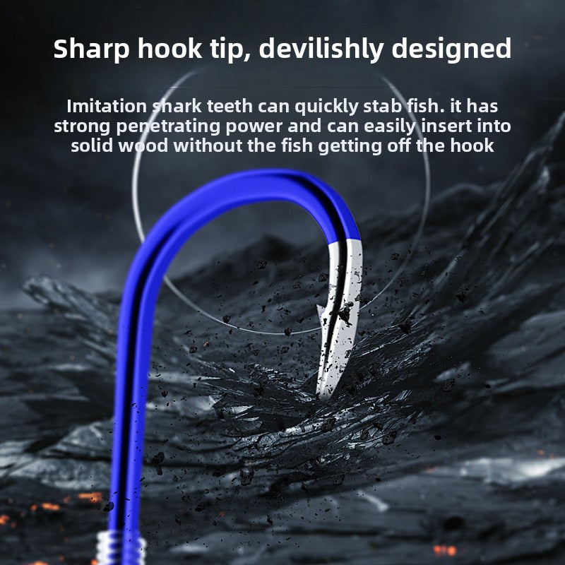 Blue Ghost Tooth Fishing Hook Set by Trenches of Mariana