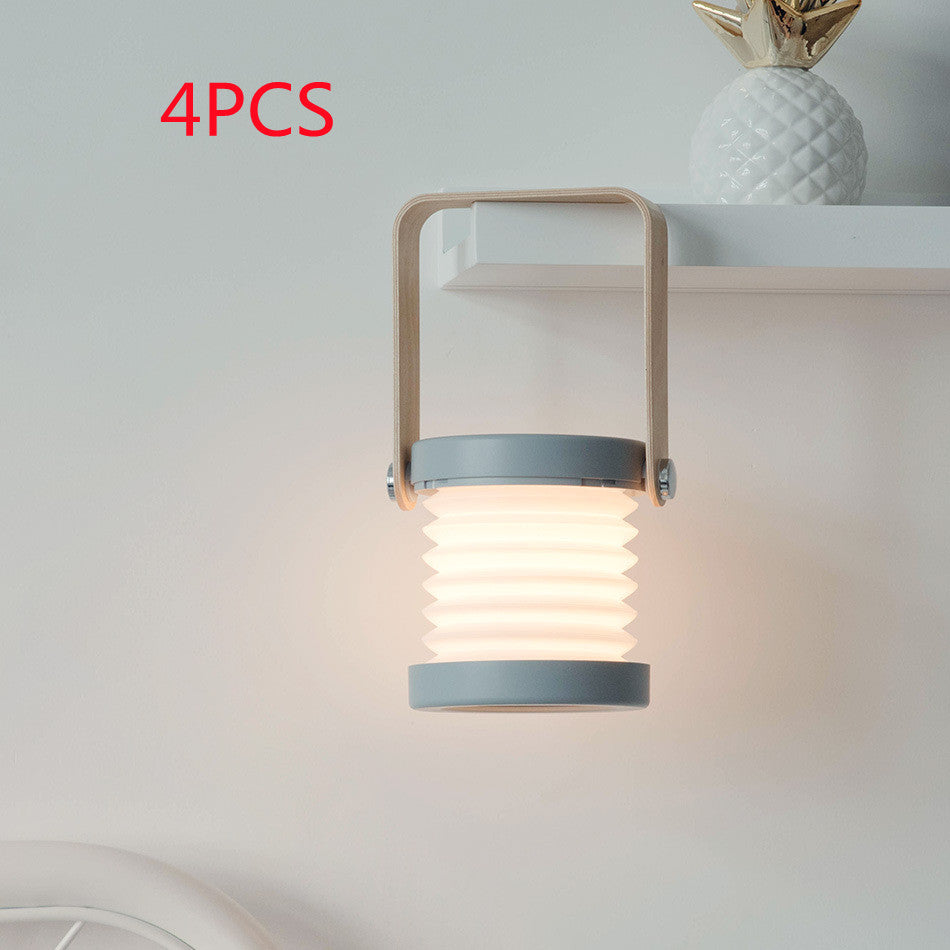 Foldable Touch Dimmable Reading LED Night Light Portable Lantern Lamp USB Rechargeable For Home Decor by Trenches of Mariana