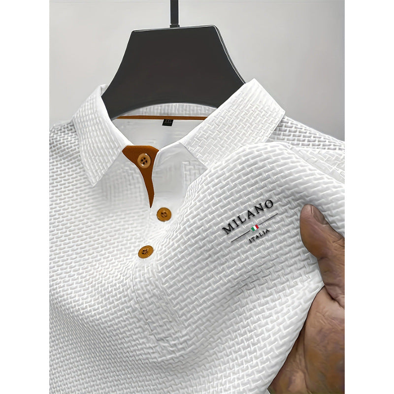 Men's Short Sleeve Ice Silk T-Shirt by Trenches of Mariana