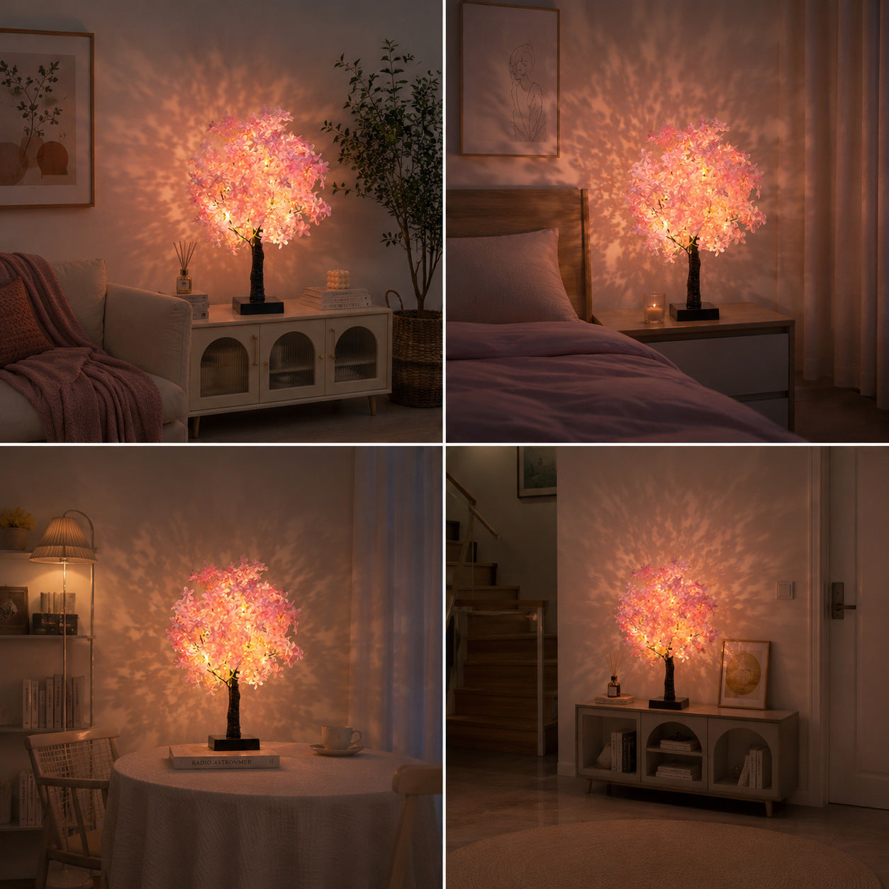Cherry Blossom Tree Night Light by Trenches of Mariana