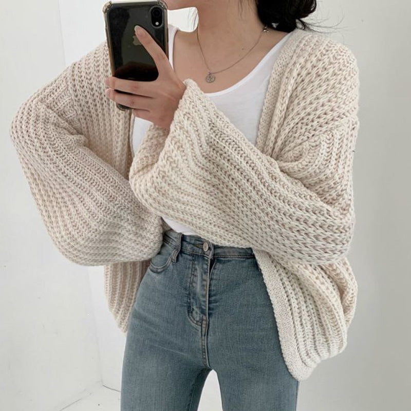 Women's Knitted Cardigan by Trenches of Mariana