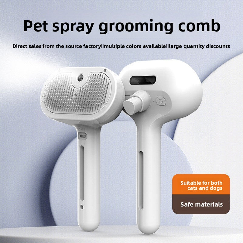Pet Spray Grooming Comb for Cats and Dogs by Trenches of Mariana
