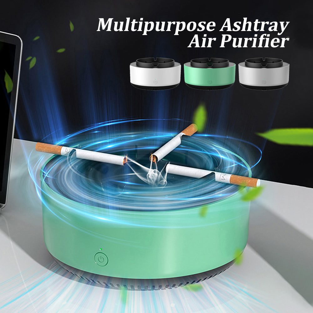 Smoke Removal Air Purification Ashtray Anion Purification Practical Automatic Purifier Ashtray Portable Gadgets For Car Ashtray by Trenches of Mariana