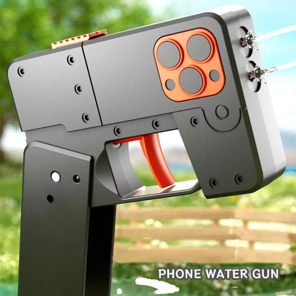 Folding iPhone Water Gun For Kids Toy Gun Folding Mobile Phone Beach Toys - Trenches of Mariana