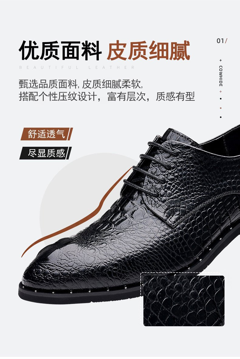 Four Seasons Men's Leather Lace-up - Trenches of Mariana
