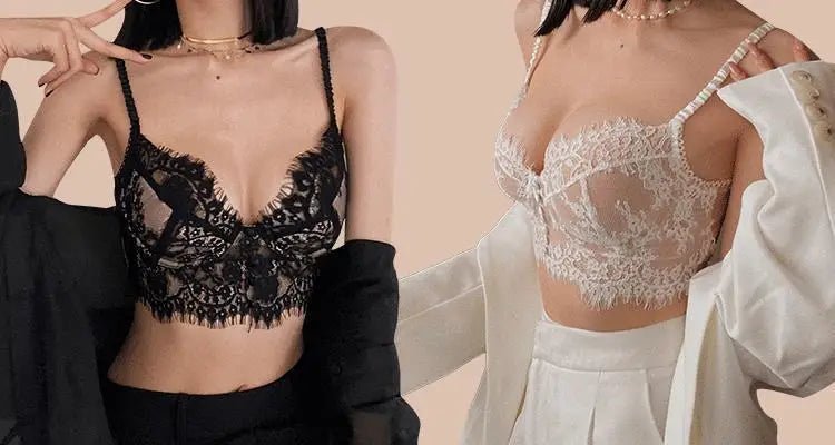 French Bra - Ultra-Thin Underwear with Side Smoothing & Anti-Sagging Support, Push-Up Bralette - Trenches of Mariana