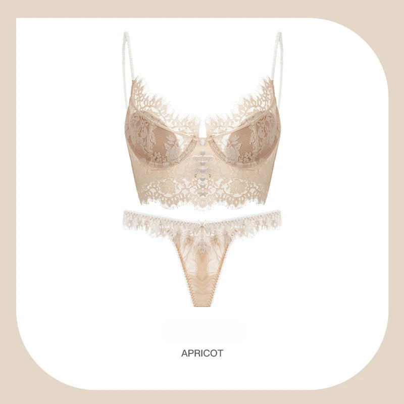 French Bra - Ultra-Thin Underwear with Side Smoothing & Anti-Sagging Support, Push-Up Bralette - Trenches of Mariana