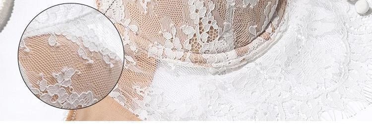 French Bra - Ultra-Thin Underwear with Side Smoothing & Anti-Sagging Support, Push-Up Bralette - Trenches of Mariana