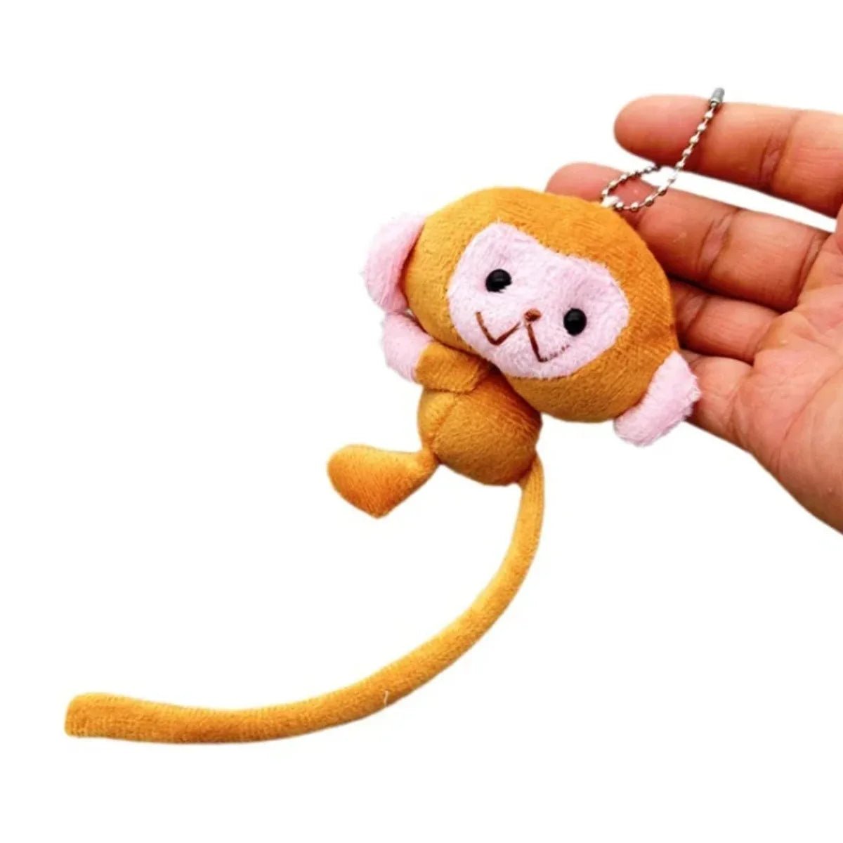 Long Tailed Plush Monkey Keychain - Trenches of Mariana
