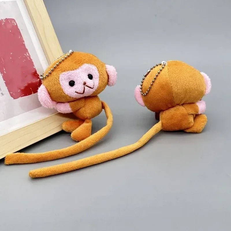 Long Tailed Plush Monkey Keychain - Trenches of Mariana