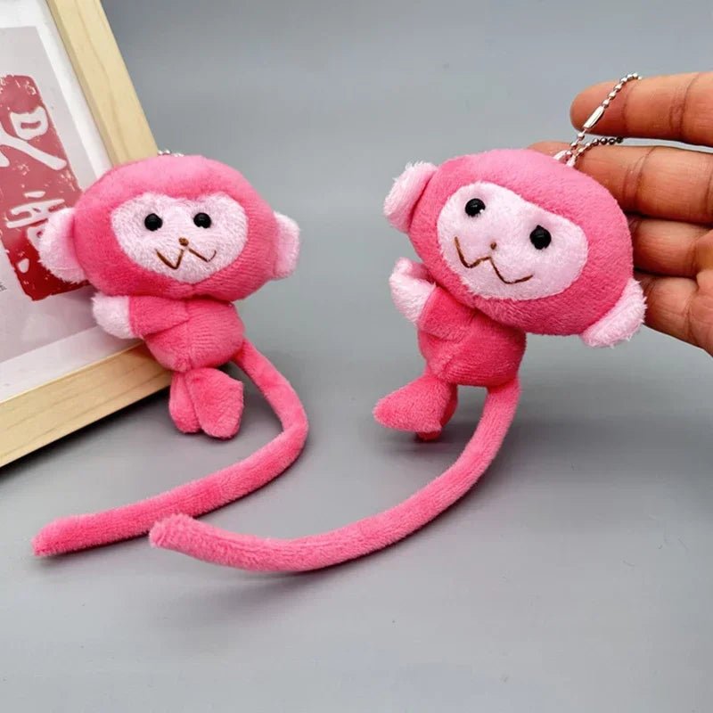 Long Tailed Plush Monkey Keychain - Trenches of Mariana