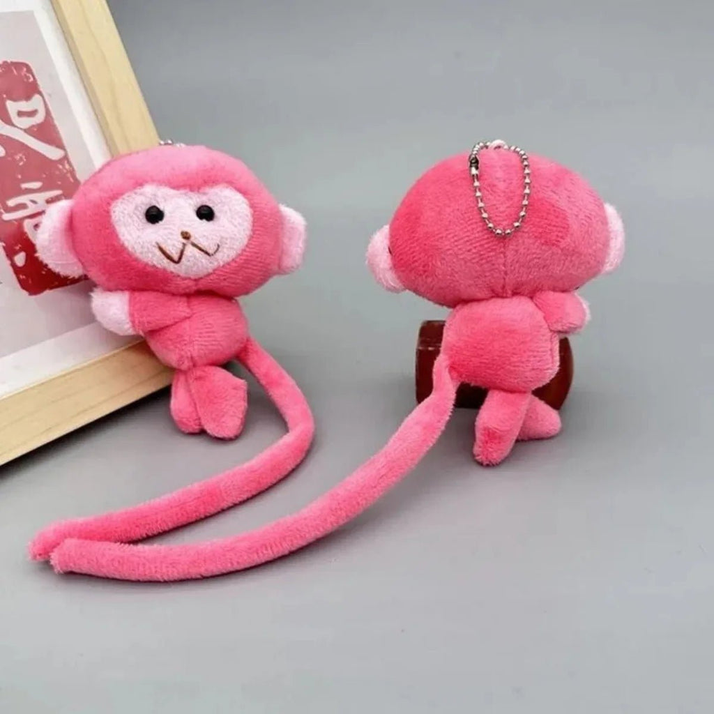 Long Tailed Plush Monkey Keychain - Trenches of Mariana