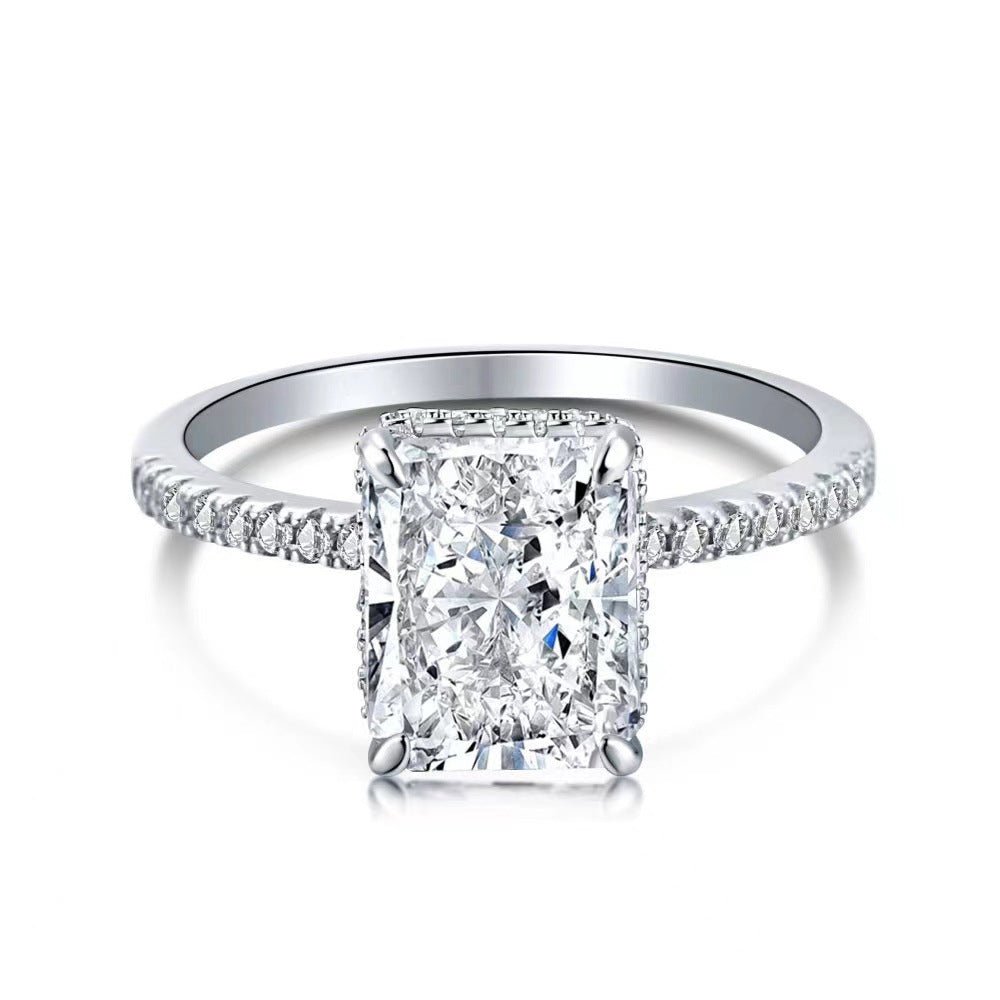 Luxury Ice Flower Cut Ring - Trenches of Mariana
