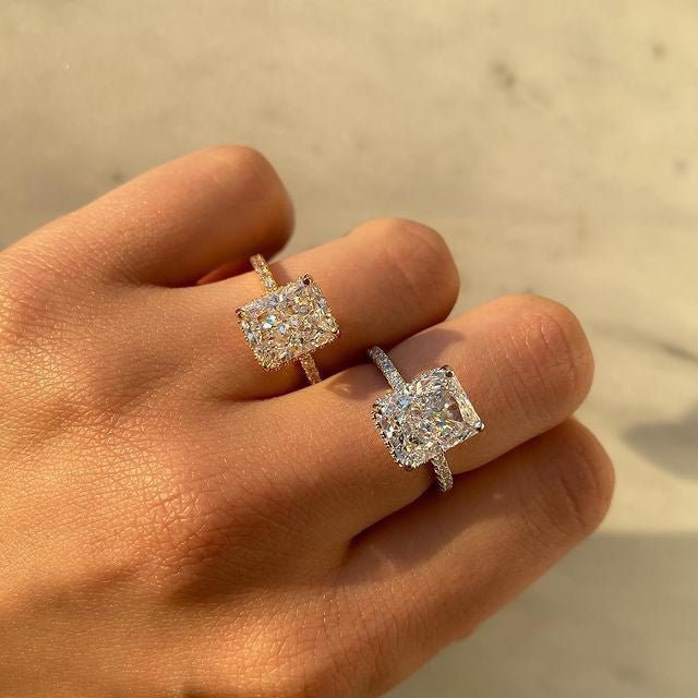 Luxury Ice Flower Cut Ring - Trenches of Mariana