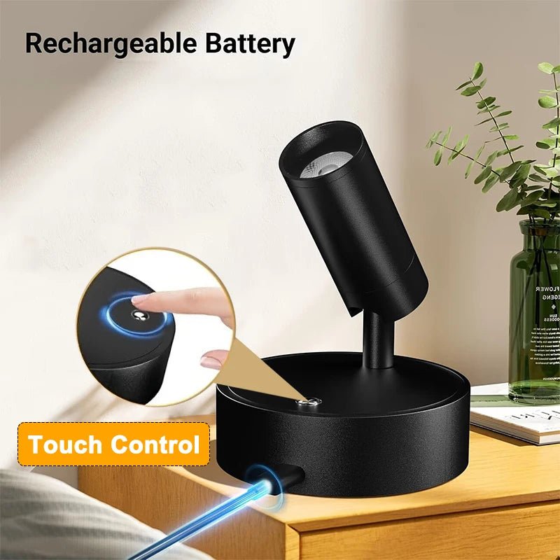 Magnetic Smart Night Light Adjustable Color USB Rechargeable Small Wall Lamp for Bedroom Storage Room Hallway Art Exhibition - Trenches of Mariana