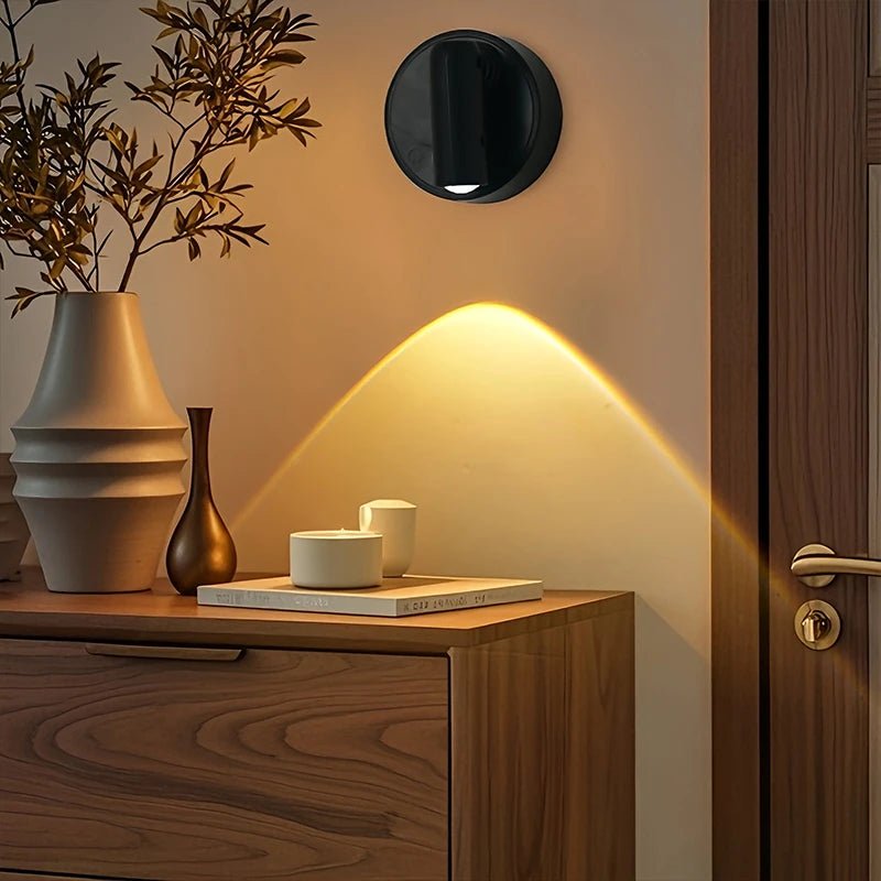 Magnetic Smart Night Light Adjustable Color USB Rechargeable Small Wall Lamp for Bedroom Storage Room Hallway Art Exhibition - Trenches of Mariana