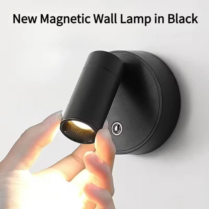 Magnetic Smart Night Light Adjustable Color USB Rechargeable Small Wall Lamp for Bedroom Storage Room Hallway Art Exhibition - Trenches of Mariana