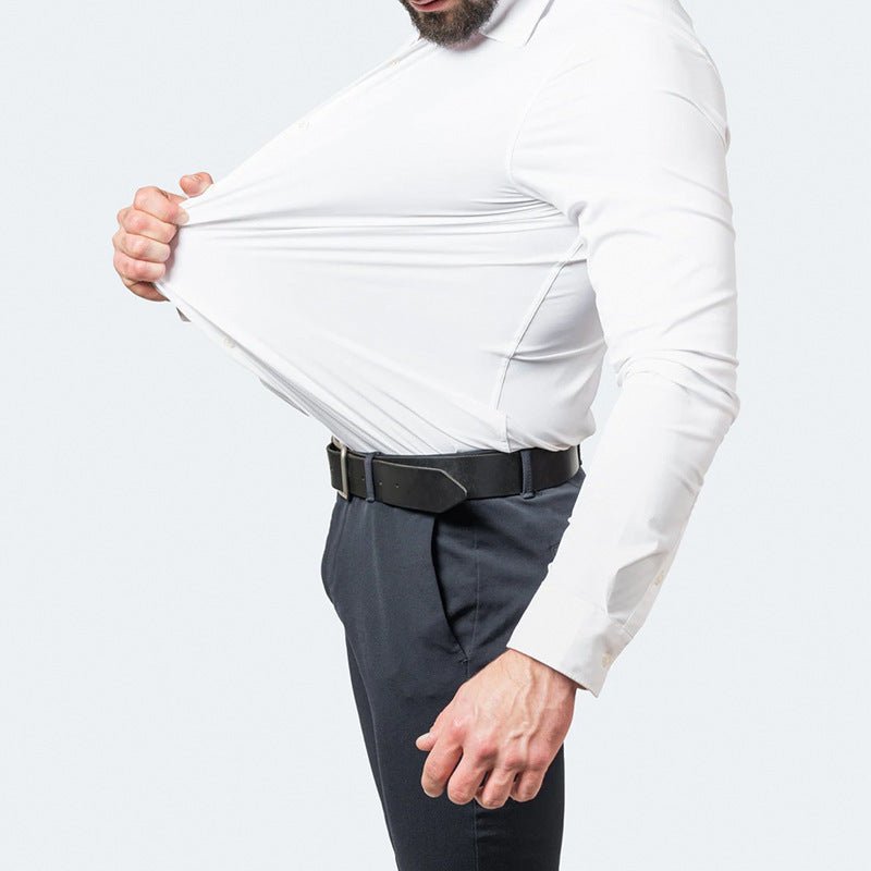 MENS COLLARED BUTTON UP - Trenches of Mariana