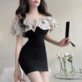 OFF SHOULDER TUBE DRESS - Trenches of Mariana