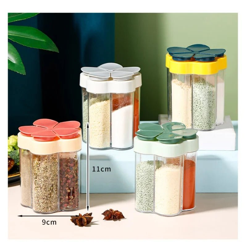 Trenches of Mariana miscellaneous organizer jar with lid, clear glass storage container for small household items or office supplies.