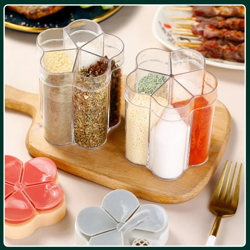 Trenches of Mariana organizer jar for miscellaneous items, clear glass container with a lid, ideal for kitchen or desk organization.