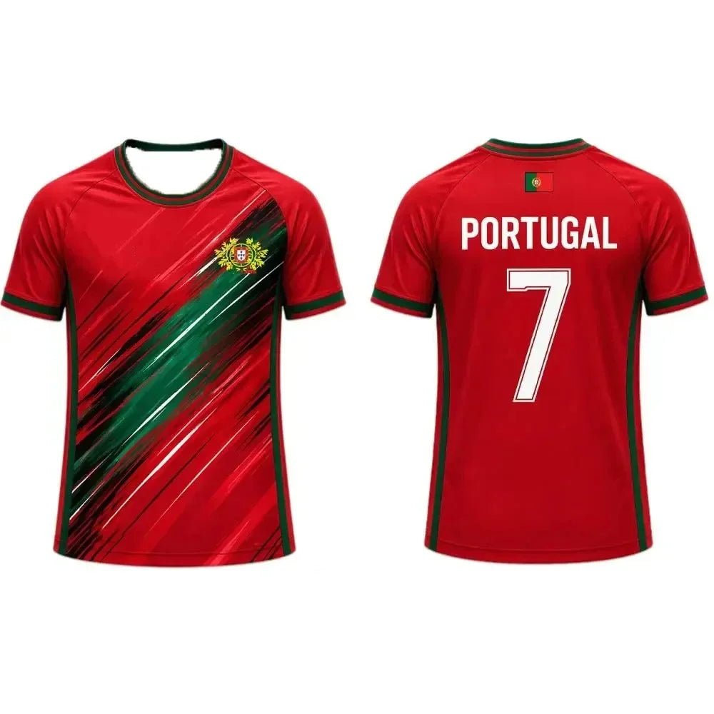 Portugal Soccer Jersey T Shirt - Trenches of Mariana