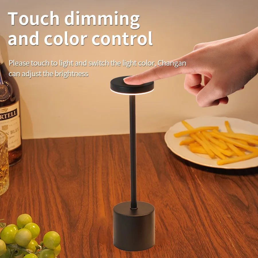 Touch Control Lamp by Trenches of Mariana with sleek modern design and touch-sensitive surface for easy lighting control.