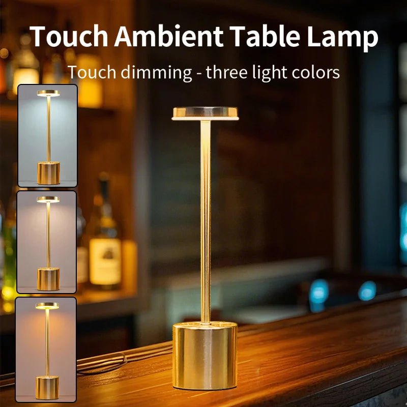 Trenches of Mariana touch control lamp with sleek design and illuminated surface, perfect for modern home lighting.